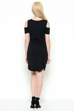 Make A Statement Cold Shoulder Dress -Selected Women's Clothing Store jd19951 heartandhips0210 460