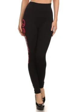 Gigi Peace Legging -Selected Women's Clothing Store sml528sp005 bkf 2