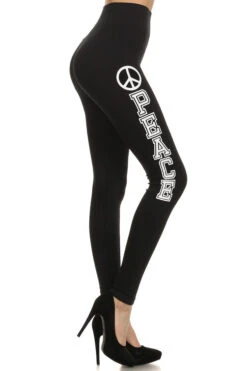 Gigi Peace Legging -Selected Women's Clothing Store sml528sp005 blk xl
