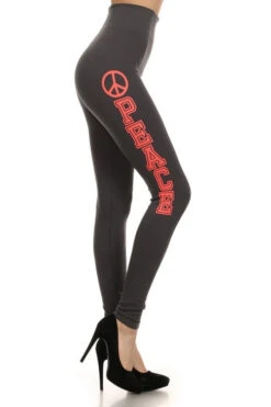 Gigi Peace Legging -Selected Women's Clothing Store sml528sp005 grey xl