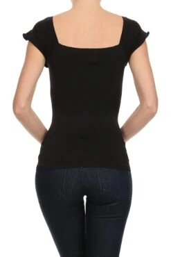 The Juliette Seamless Top -Selected Women's Clothing Store sml707 blk 4