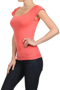 The Juliette Seamless Top -Selected Women's Clothing Store sml707 cor 2