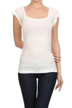 The Juliette Seamless Top -Selected Women's Clothing Store sml707 wht ae1c05a8 d35a 4314 80c9 d83c7d897b5b