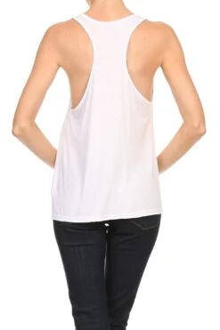 Hello Friday Tank Top -Selected Women's Clothing Store tp1504 wht 3