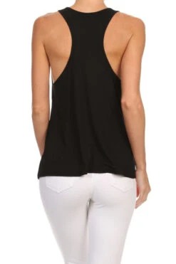 Leave Me Alone Tank Top -Selected Women's Clothing Store tp1509 blk 2 xl